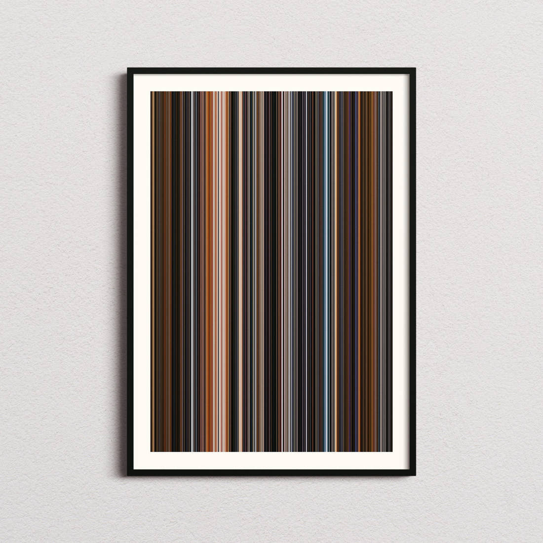 Guardians of the Galaxy Vol. 3 Movie Barcode Poster - Barcode Only