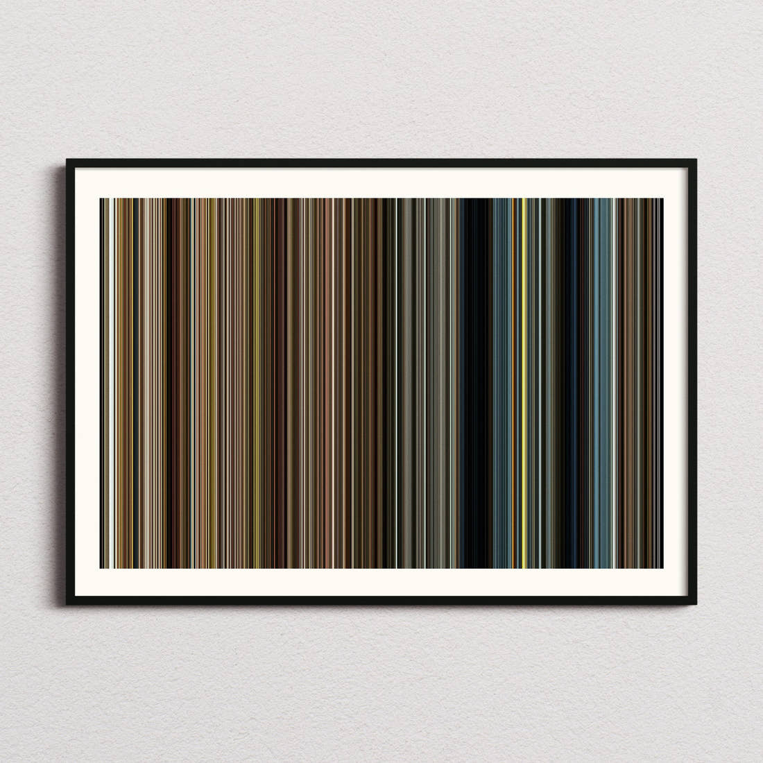 Hacksaw Ridge Movie Barcode Poster - Barcode Only