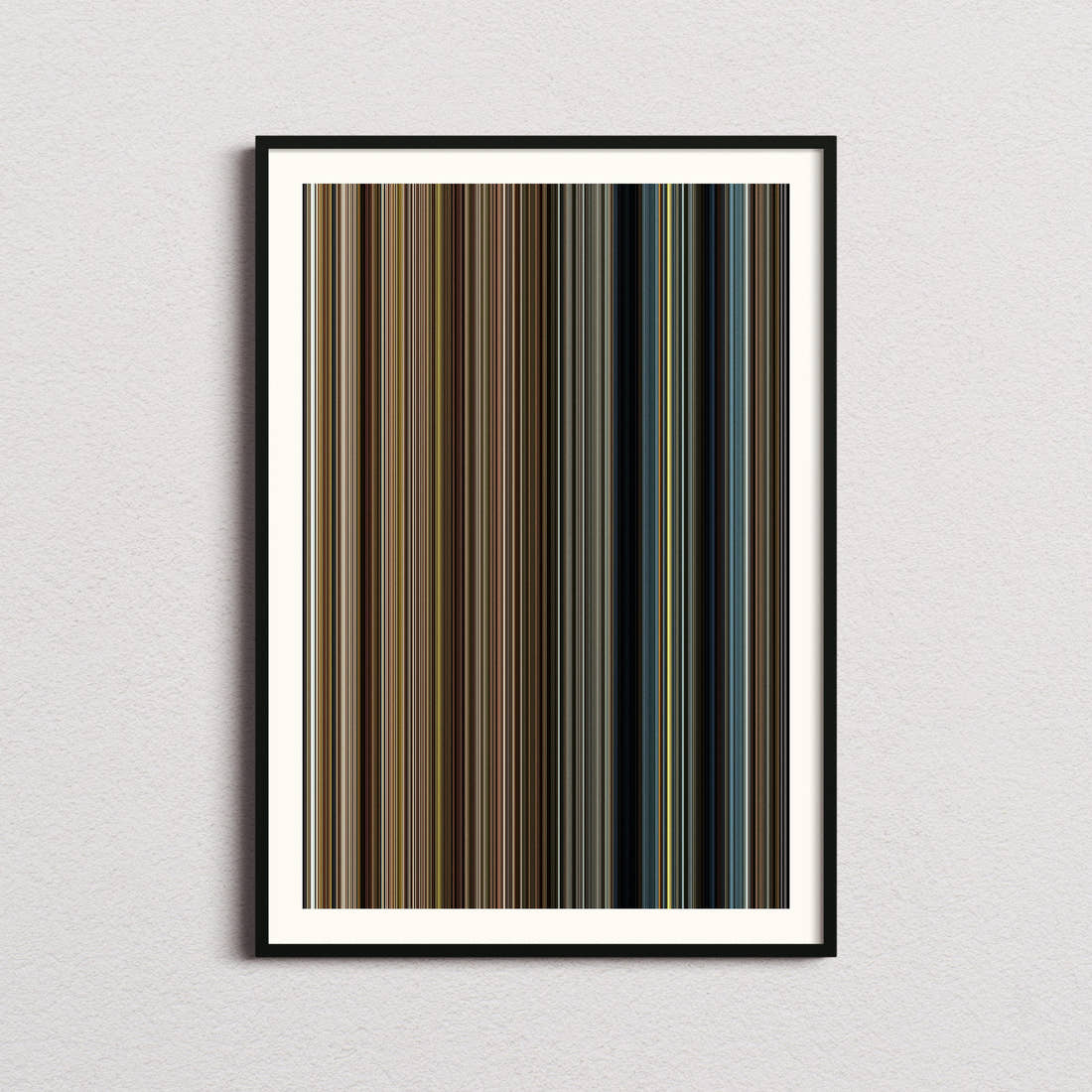 Hacksaw Ridge Movie Barcode Poster - Barcode Only