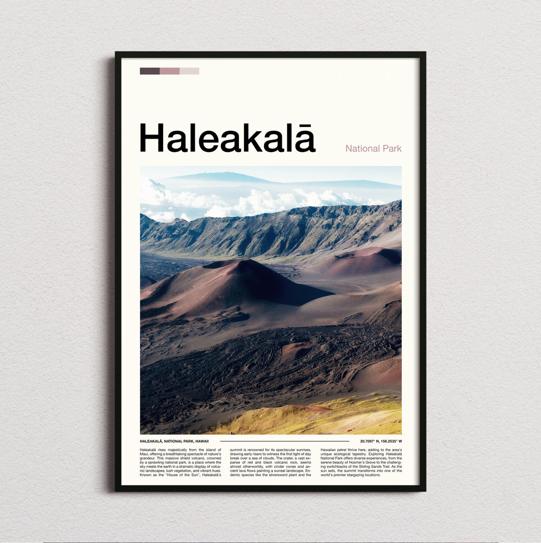 Haleakala - Volcanic Crater - Travel Print
