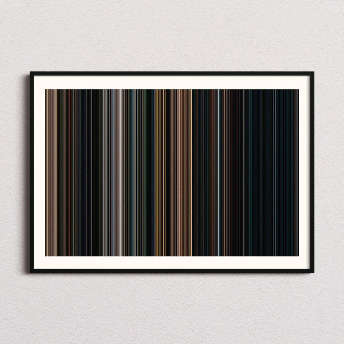 Halloween (2007) Movie Barcode Poster - Barcode Only