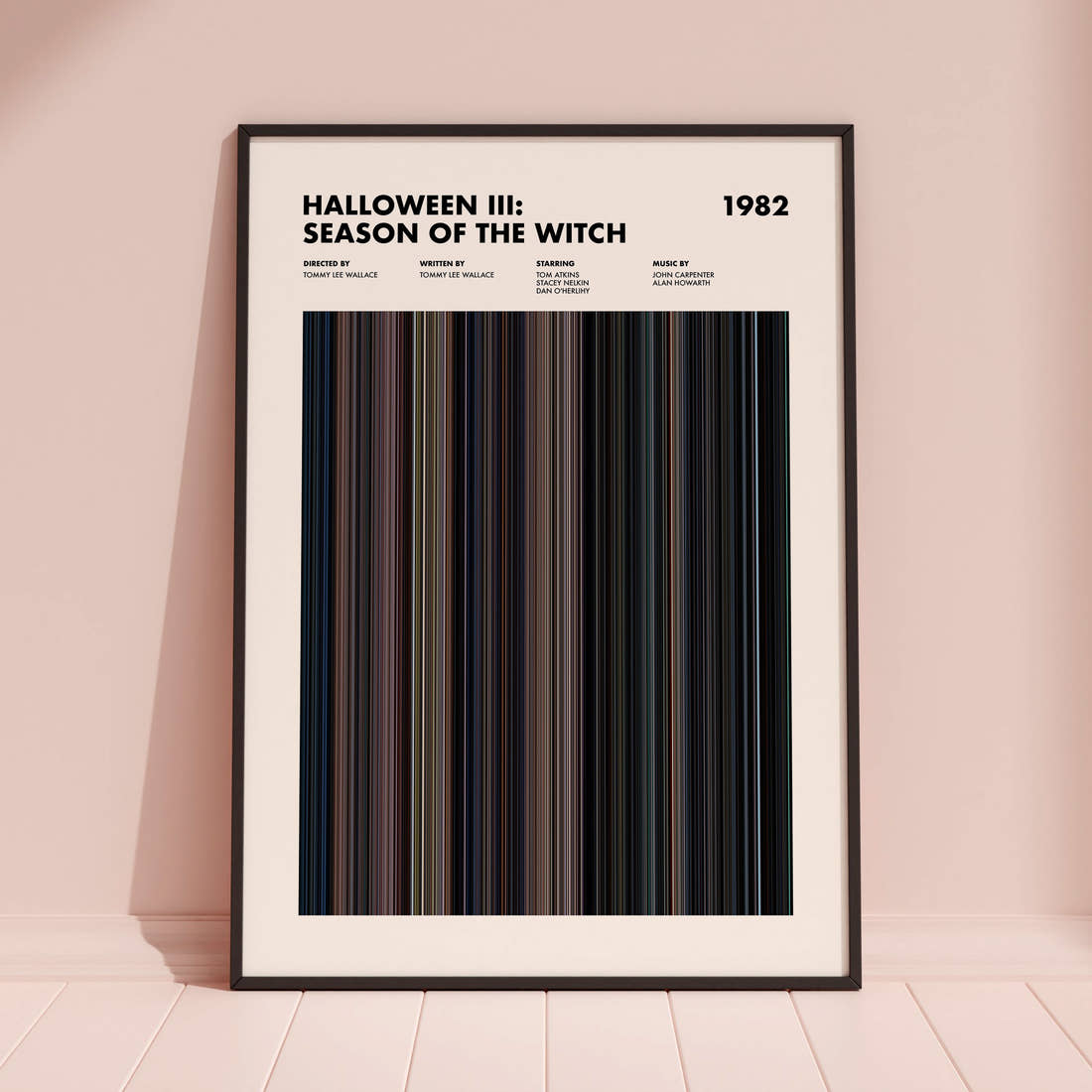 Halloween III: Season of the Witch Movie Barcode Poster