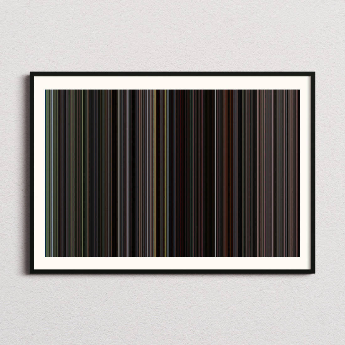 Hamnet Movie Barcode Poster - Barcode Only