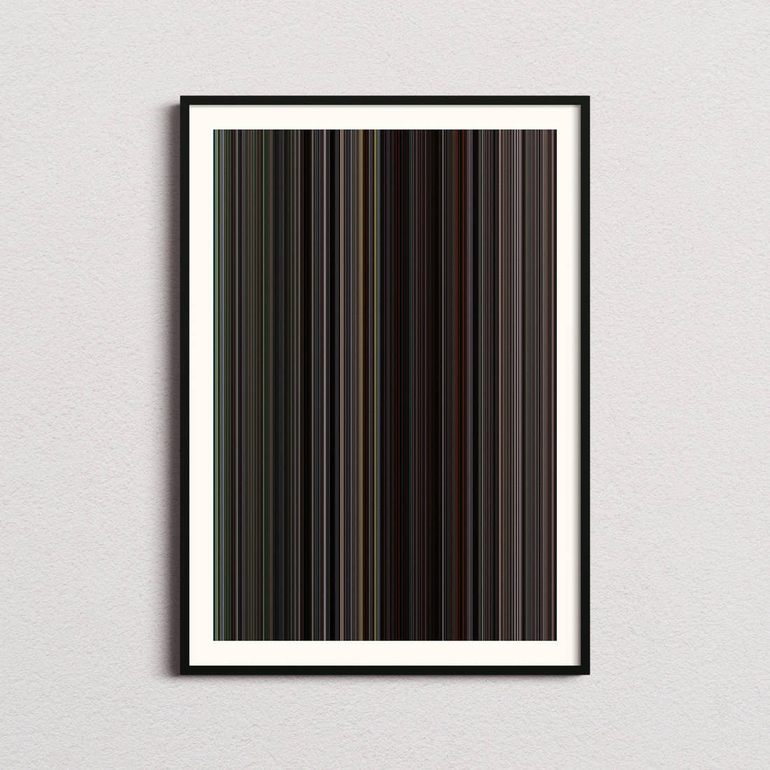 Hamnet Movie Barcode Poster - Barcode Only