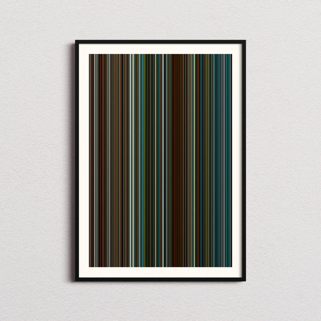 Hancock Movie Barcode Poster - Barcode Only