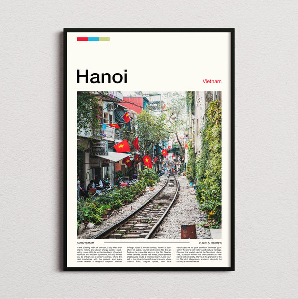 Hanoi - Train Street - Travel Print