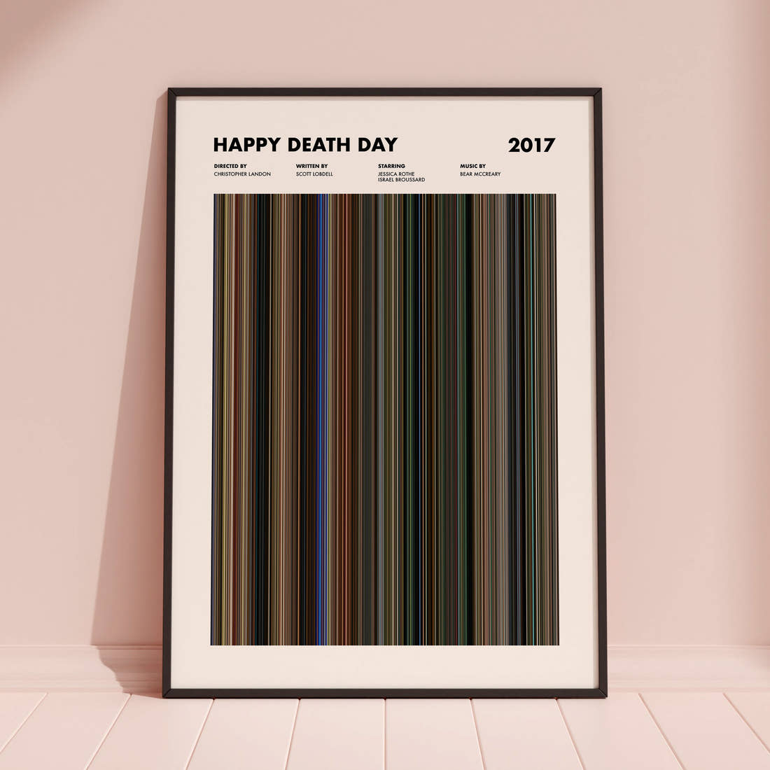 Happy Death Day Movie Barcode Poster