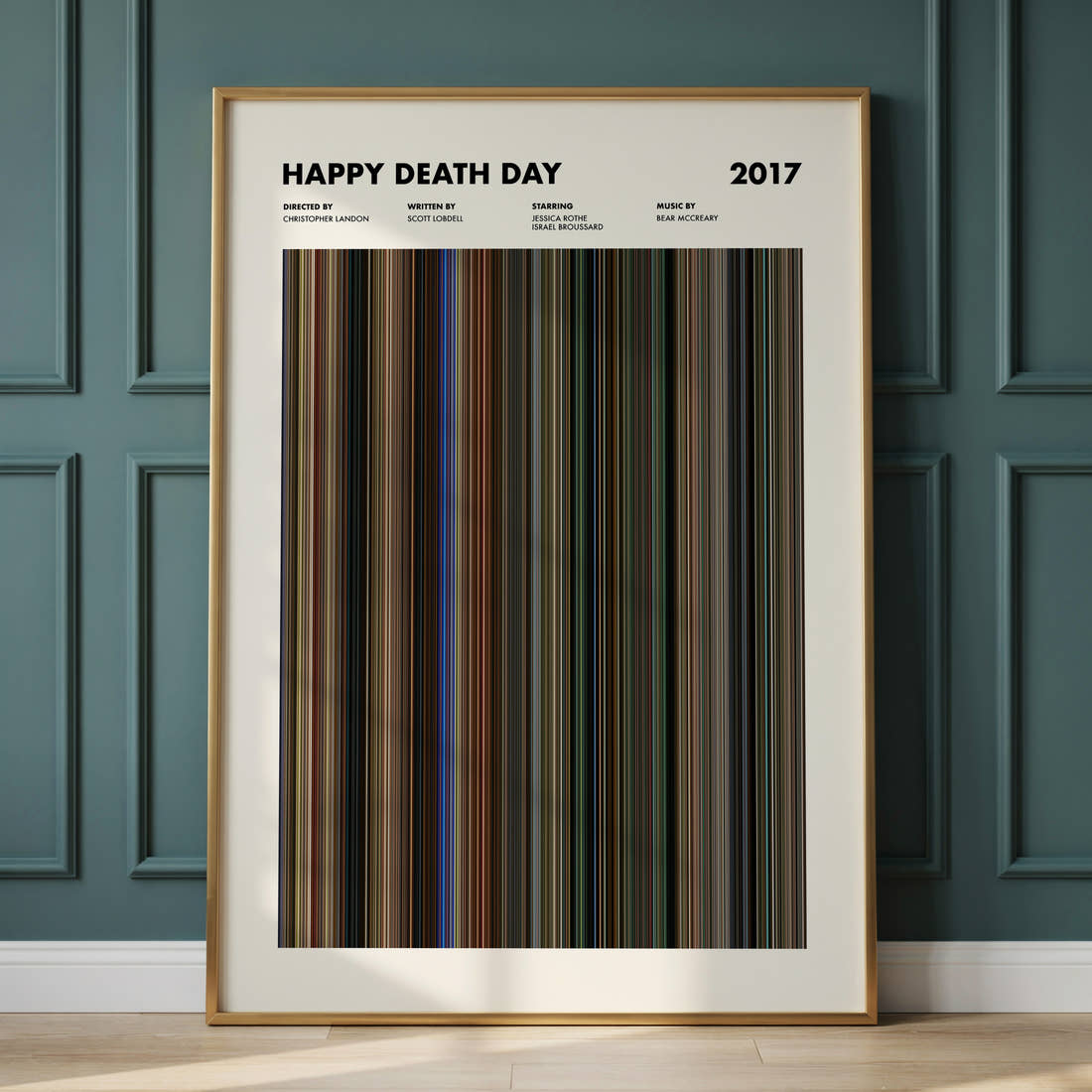 Happy Death Day Movie Barcode Poster