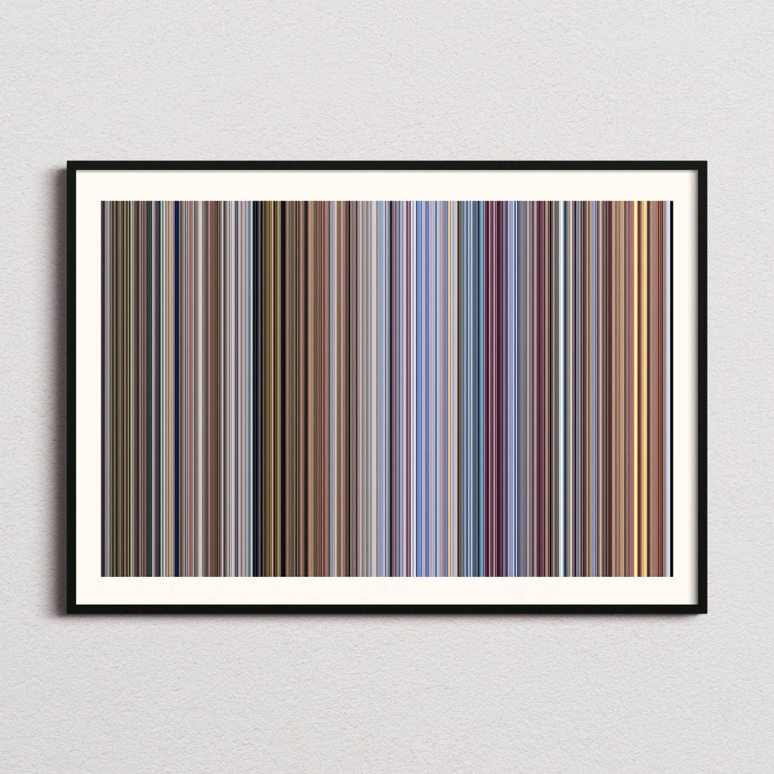 Hard Boiled Movie Barcode Poster - Barcode Only