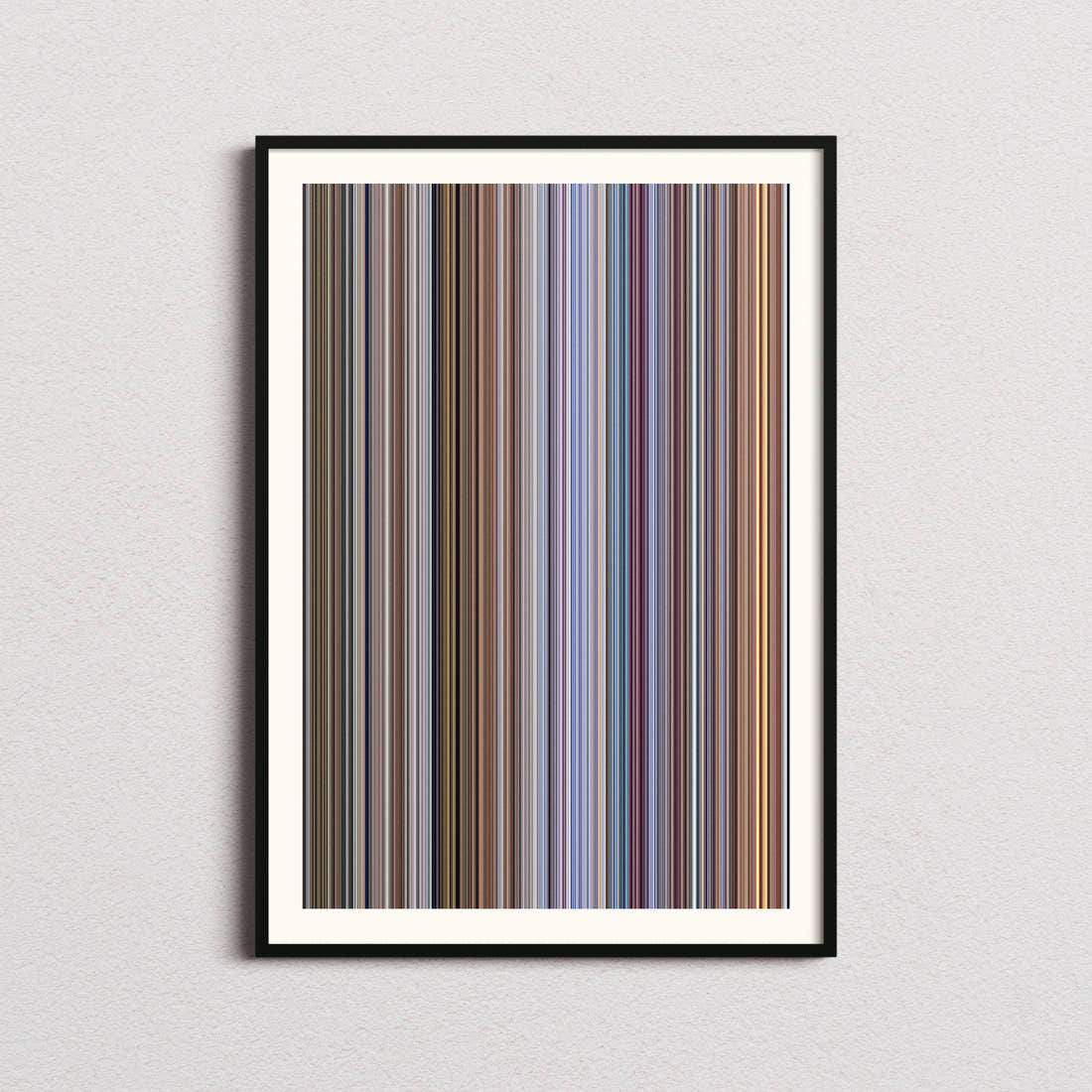 Hard Boiled Movie Barcode Poster - Barcode Only