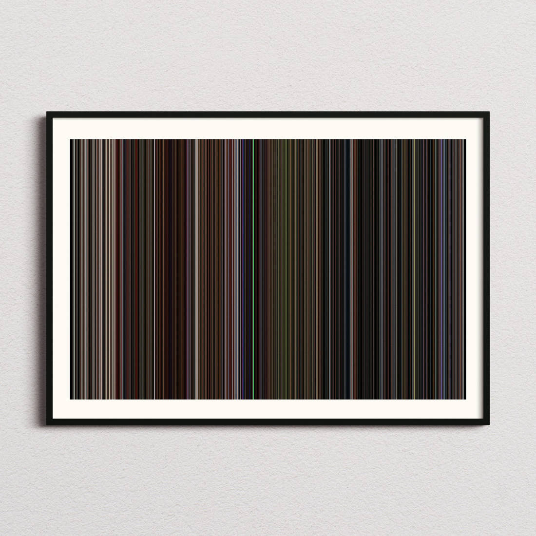 Hard Eight Movie Barcode Poster - Barcode Only