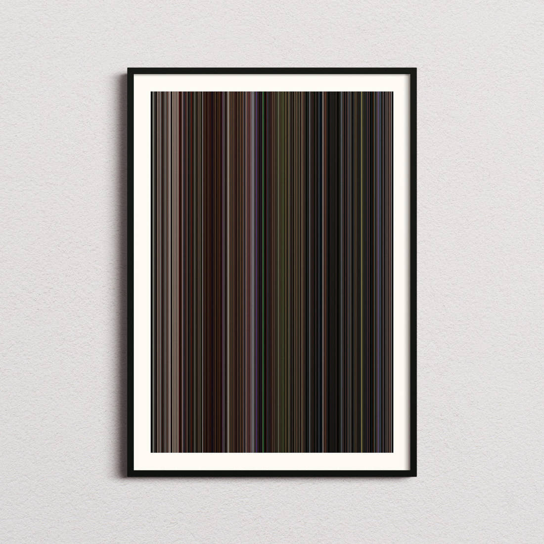 Hard Eight Movie Barcode Poster - Barcode Only