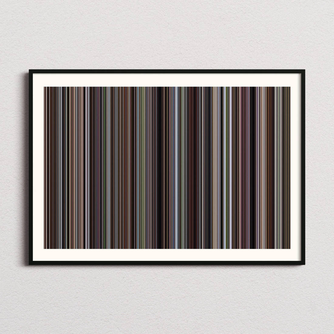 Harold and Maude Movie Barcode Poster - Barcode Only