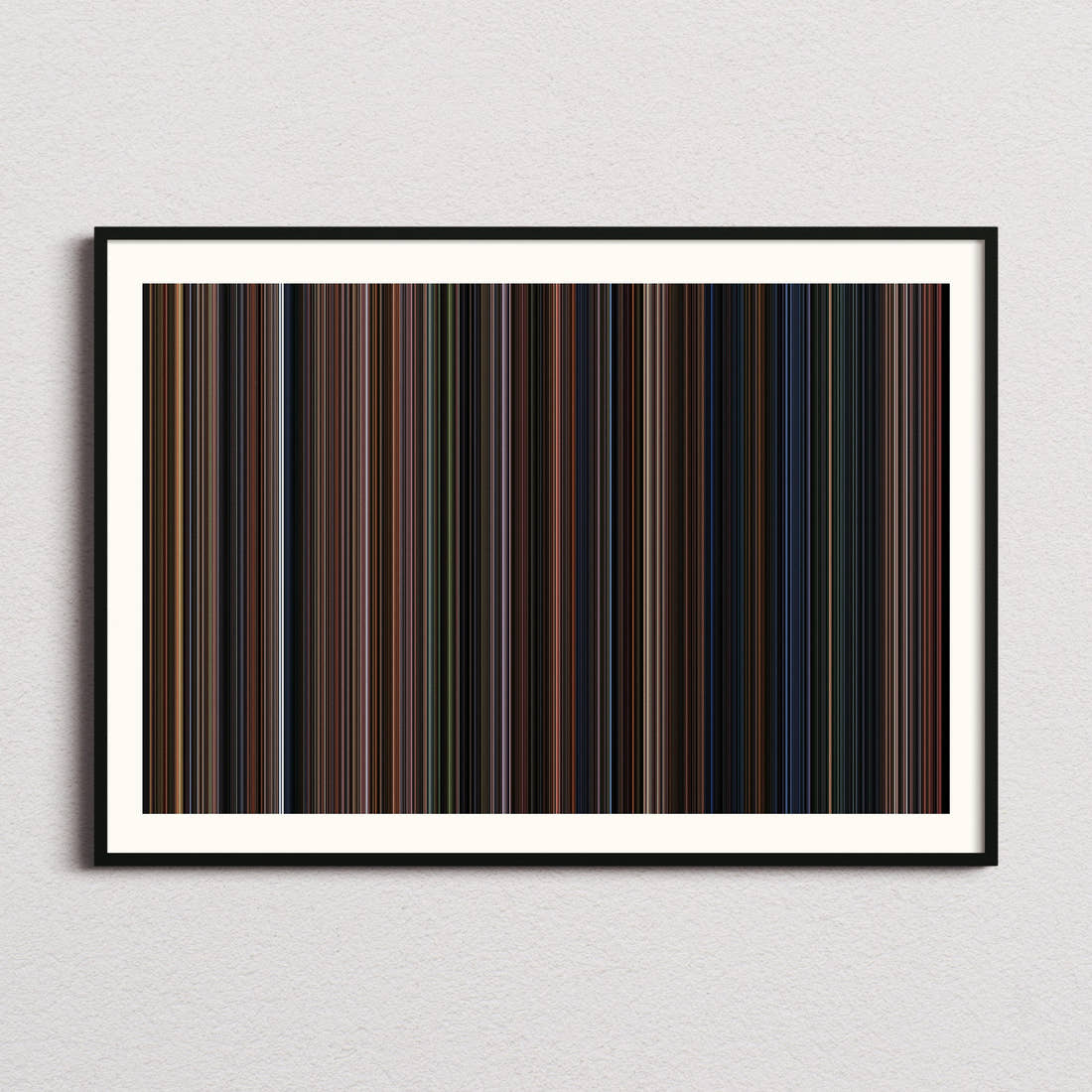 Harry Potter and the Chamber of Secrets Movie Barcode Poster - Barcode Only