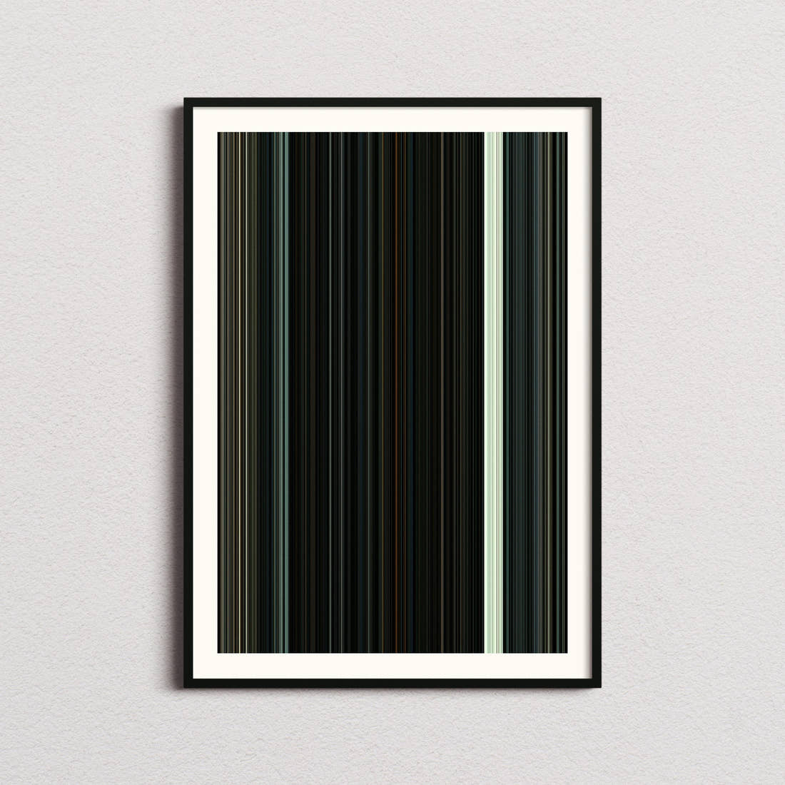 Harry Potter and the Deathly Hallows Part 2 Movie Barcode Poster - Barcode Only