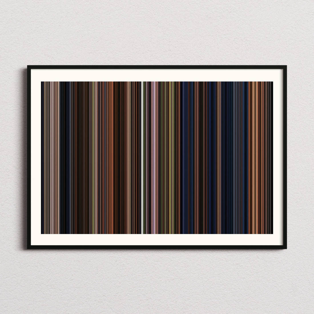 Harry Potter and the Philosopher's Stone Movie Barcode Poster - Barcode Only