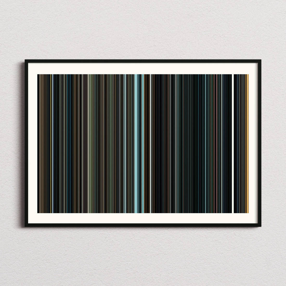 Harry Potter and the Prisoner of Azkaban Movie Barcode Poster - Barcode Only