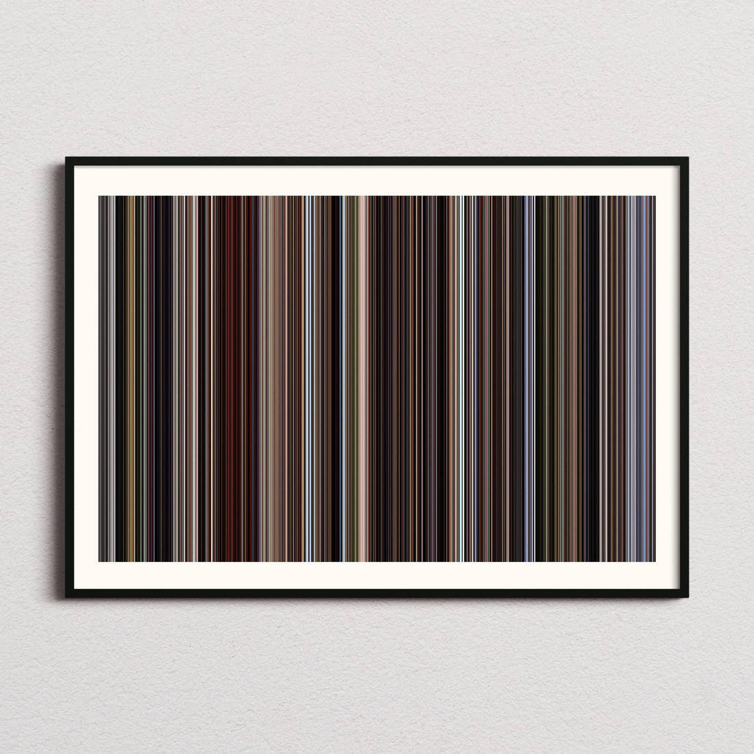 Heartbreak Ridge Movie Barcode Poster - Barcode Only