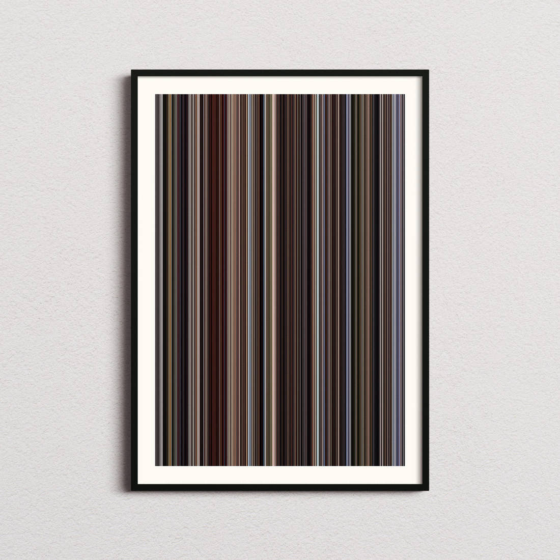 Heartbreak Ridge Movie Barcode Poster - Barcode Only