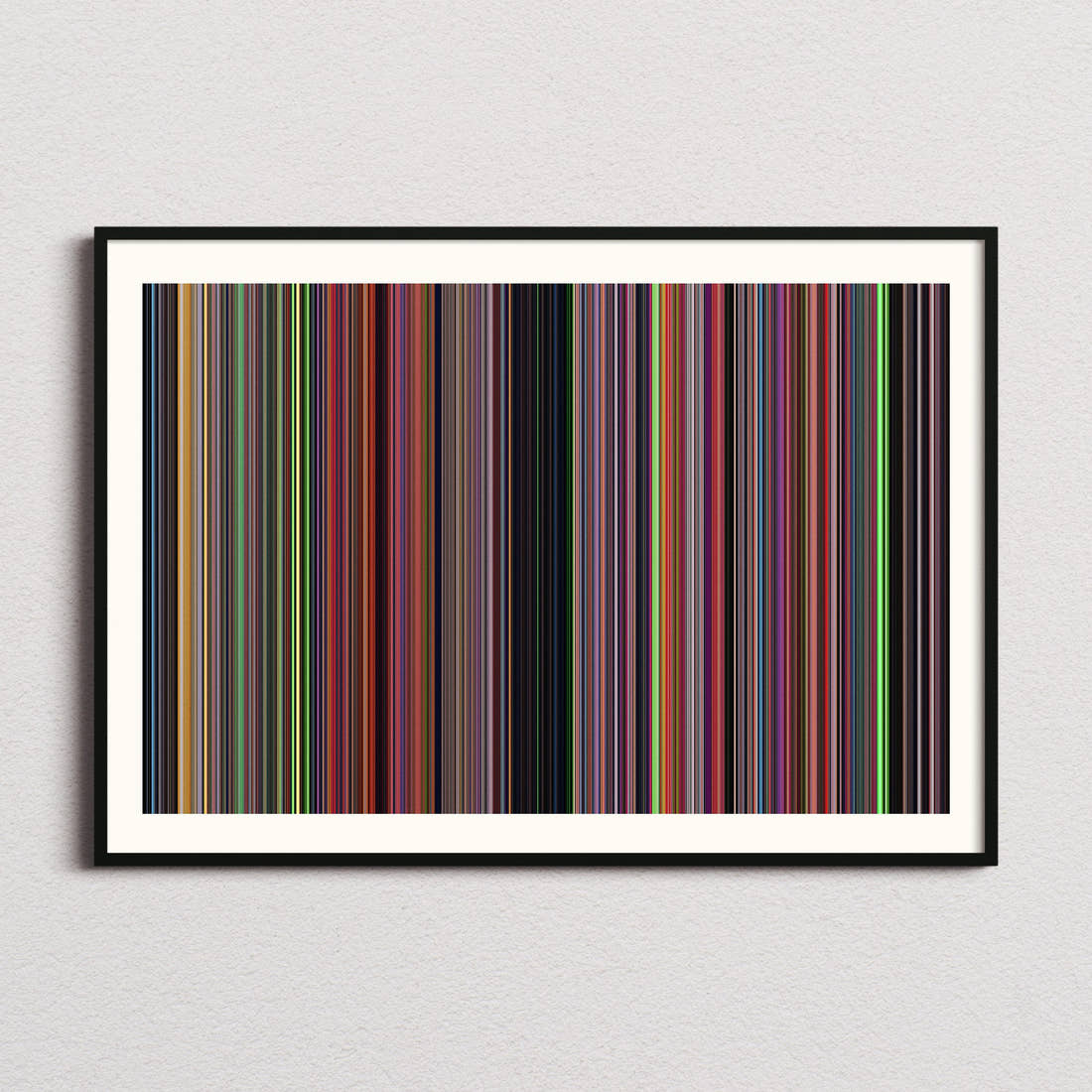 Heavy Metal Movie Barcode Poster - Barcode Only
