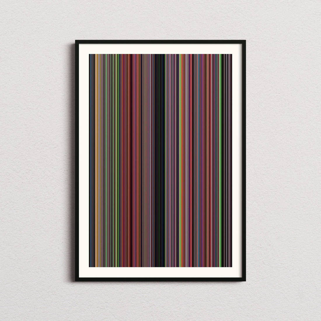 Heavy Metal Movie Barcode Poster - Barcode Only