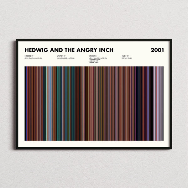 Hedwig And The Angry Inch Movie Barcode Poster