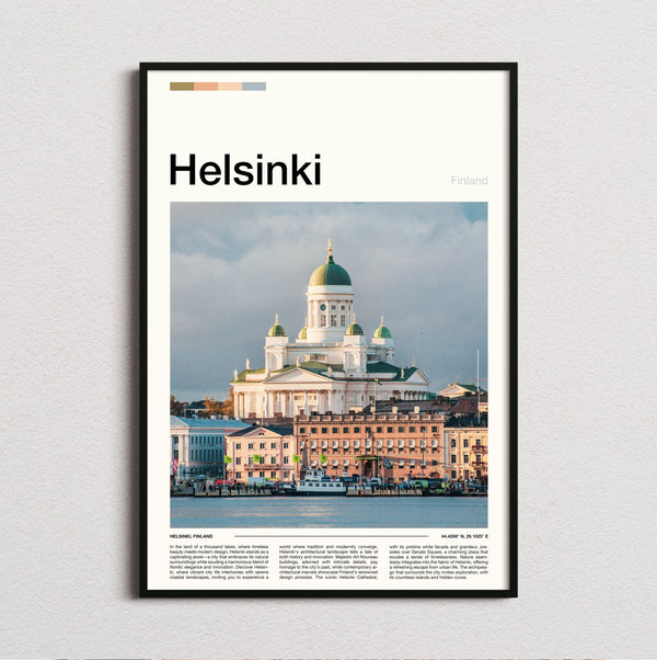 Helsinki - Domed Cathedral - Travel Print