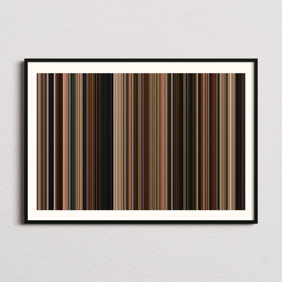 Her Movie Barcode Poster - Barcode Only