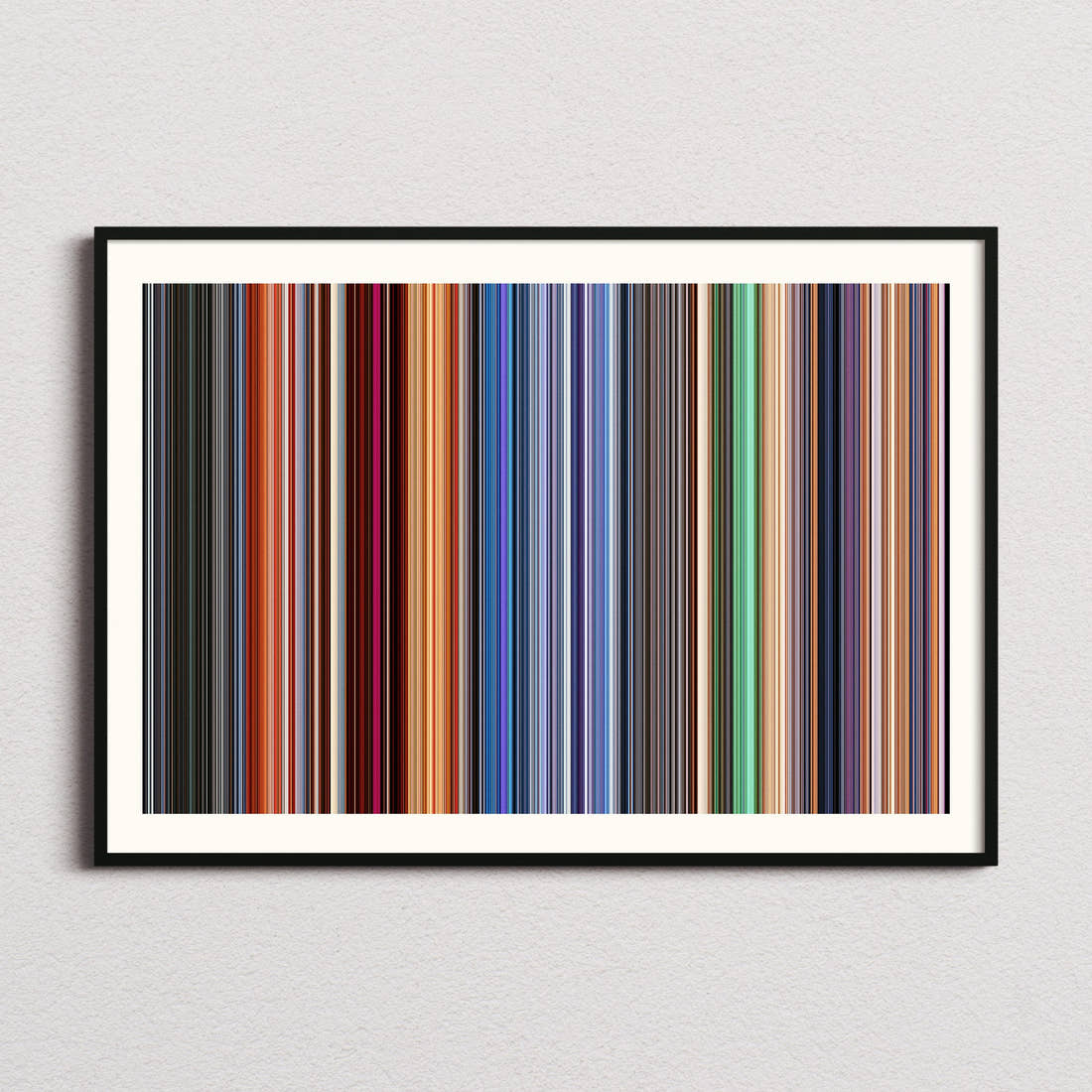 Hero Movie Barcode Poster - Barcode Only