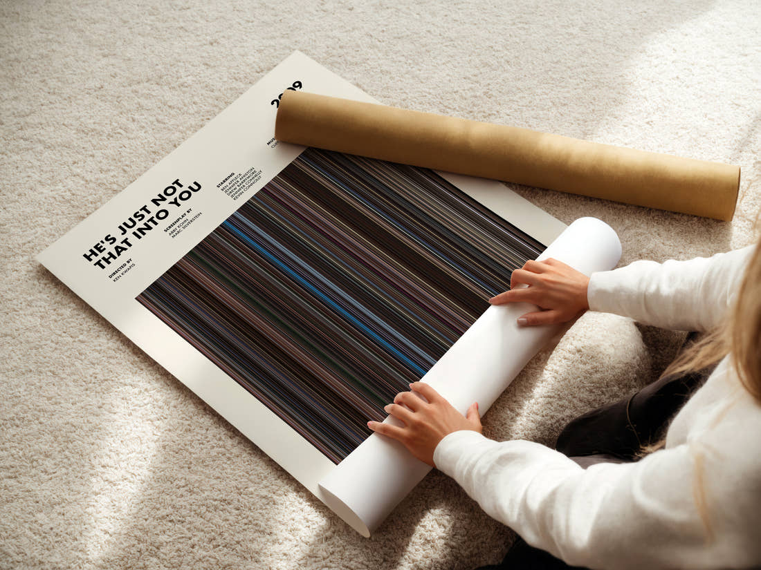 He's Just Not That into You Movie Barcode Poster