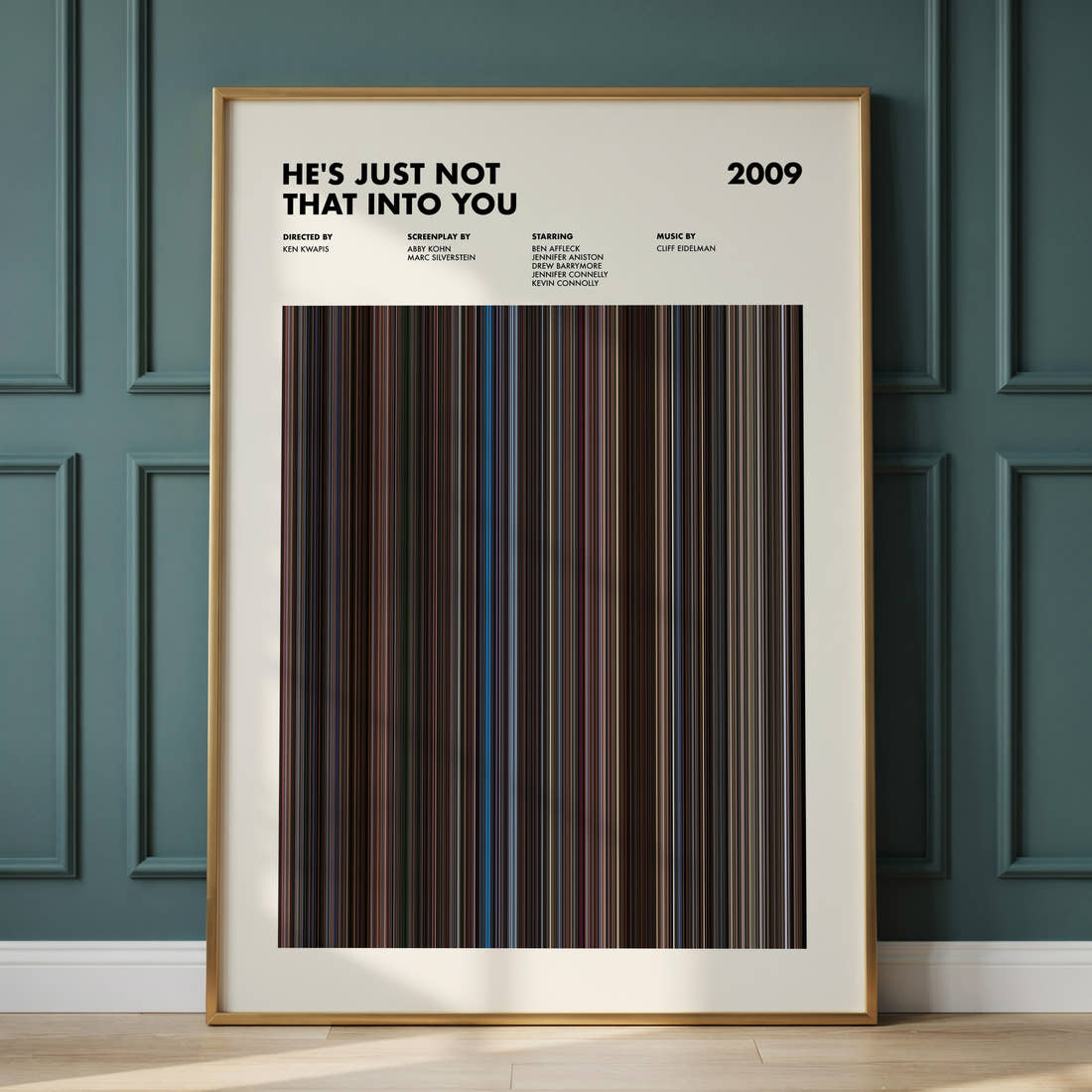 He's Just Not That into You Movie Barcode Poster