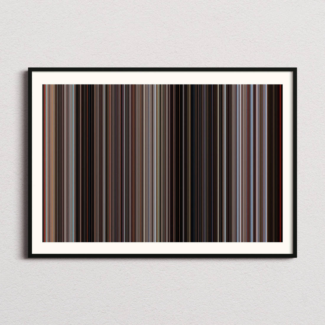 High Plains Drifter Movie Barcode Poster - Barcode Only