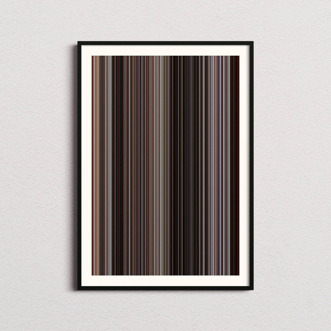 High Plains Drifter Movie Barcode Poster - Barcode Only