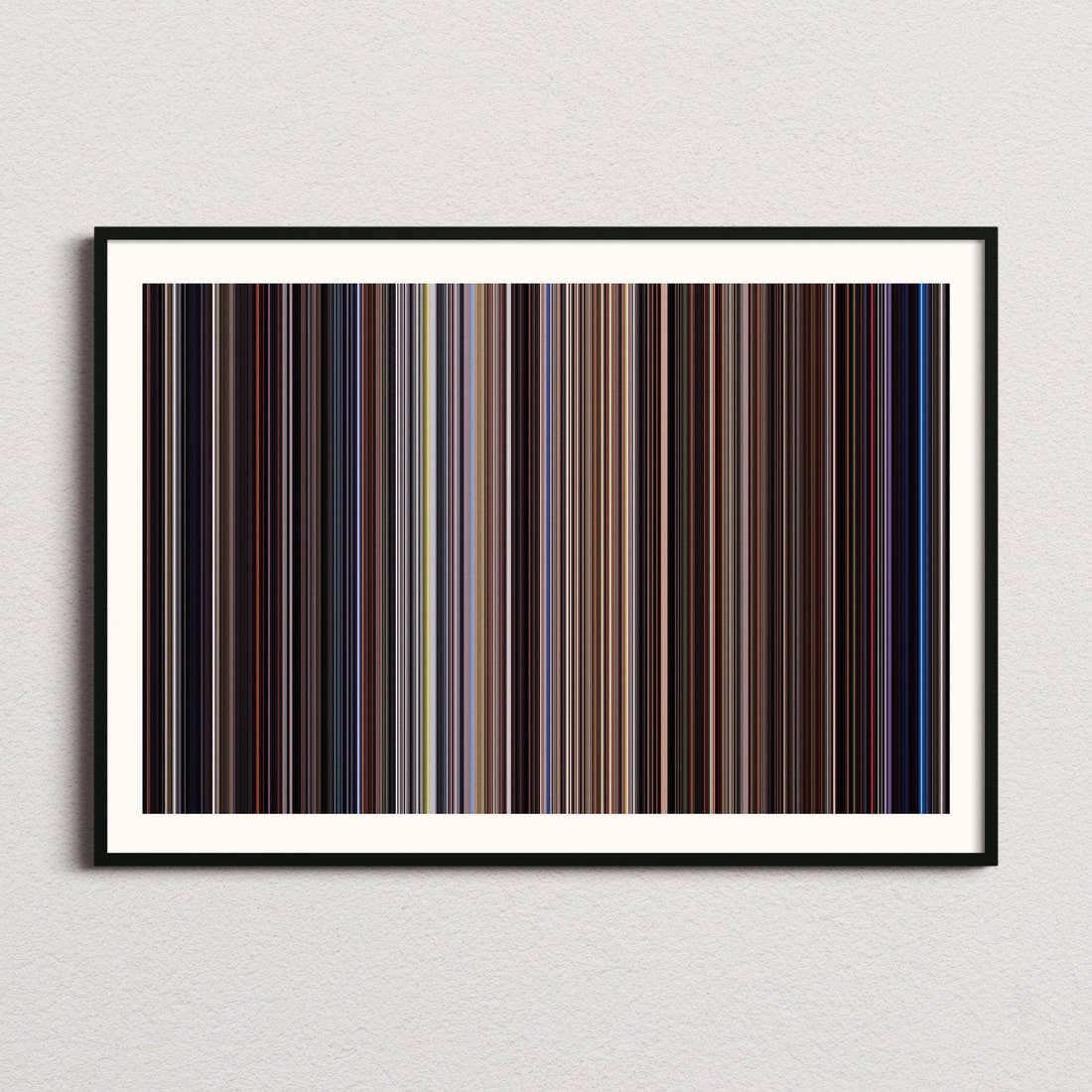 Highlander Movie Barcode Poster - Barcode Only