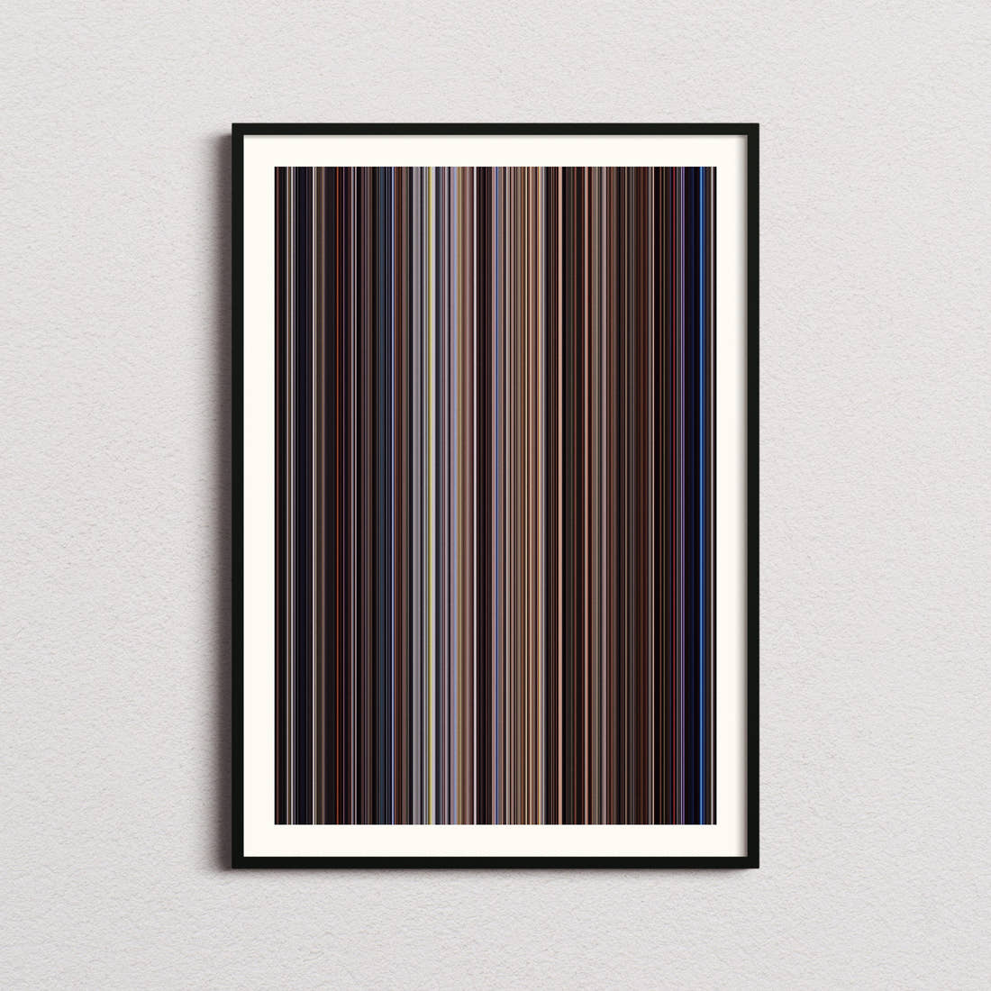 Highlander Movie Barcode Poster - Barcode Only