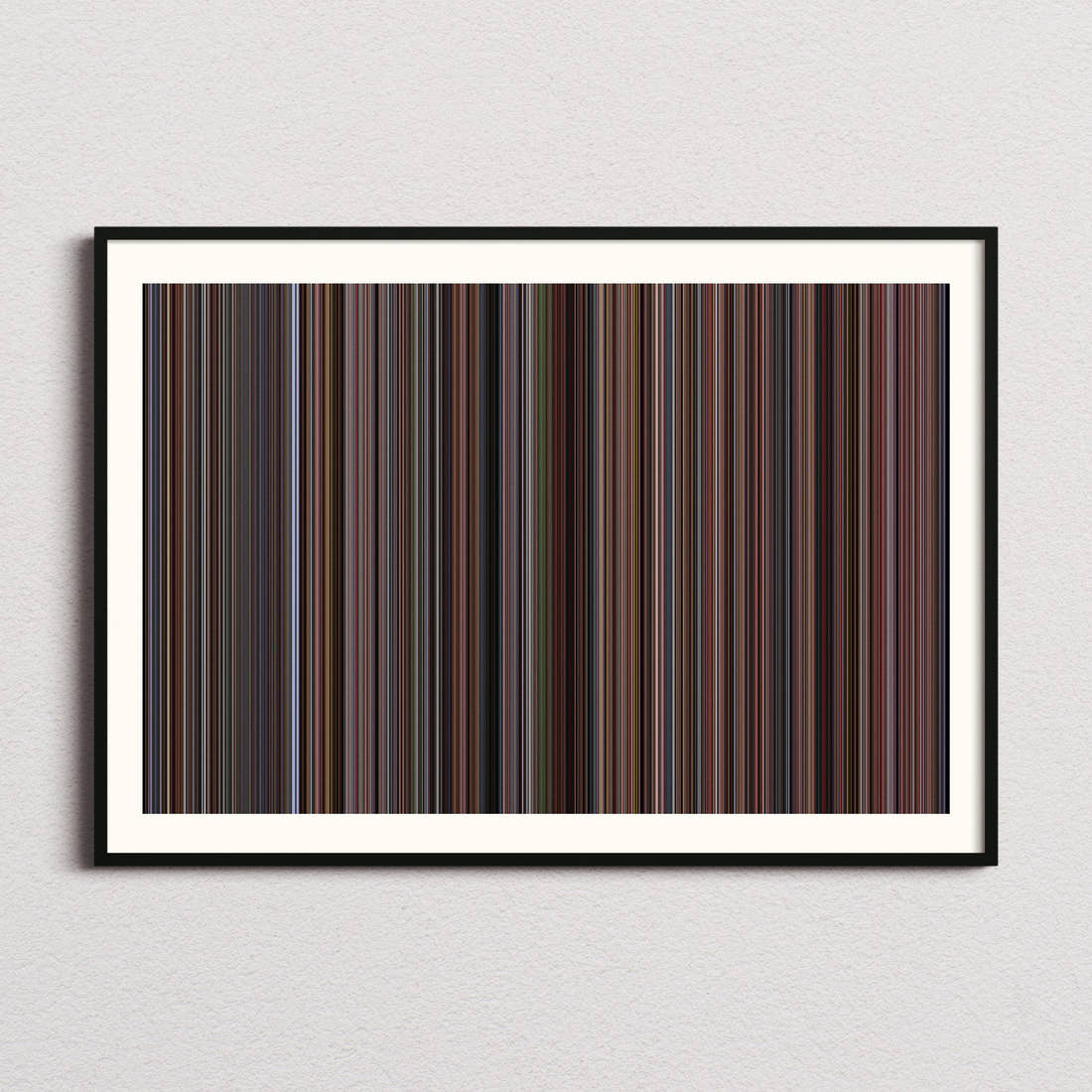 Hoosiers Movie Barcode Poster - Barcode Only