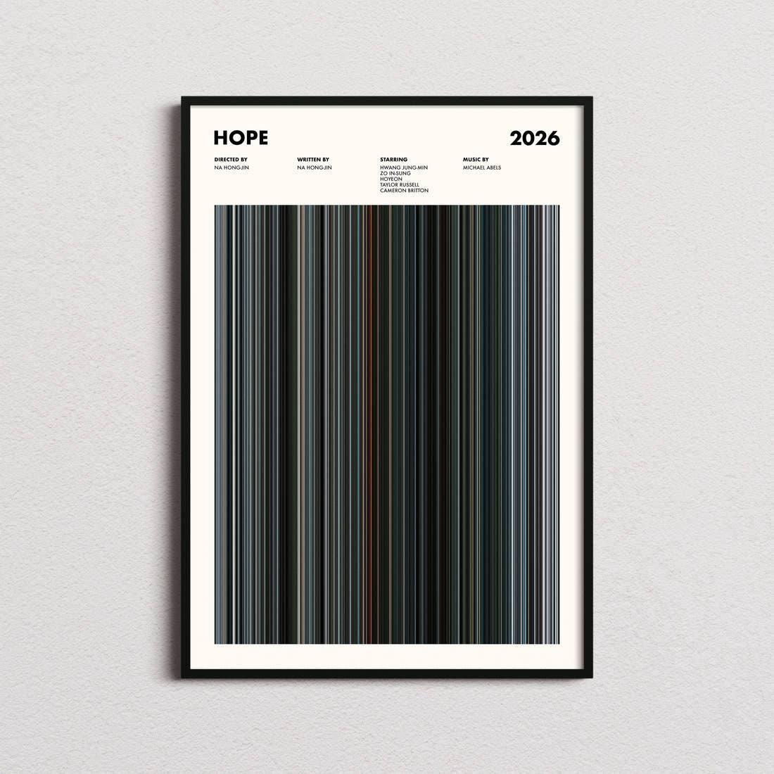 Hope Movie Barcode Poster