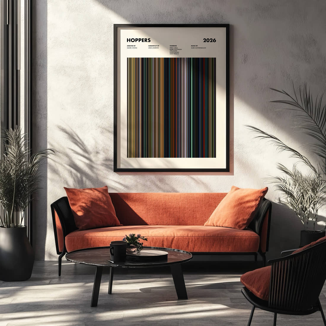 Hoppers Movie Barcode Poster
