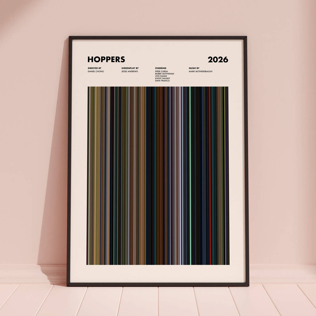 Hoppers Movie Barcode Poster