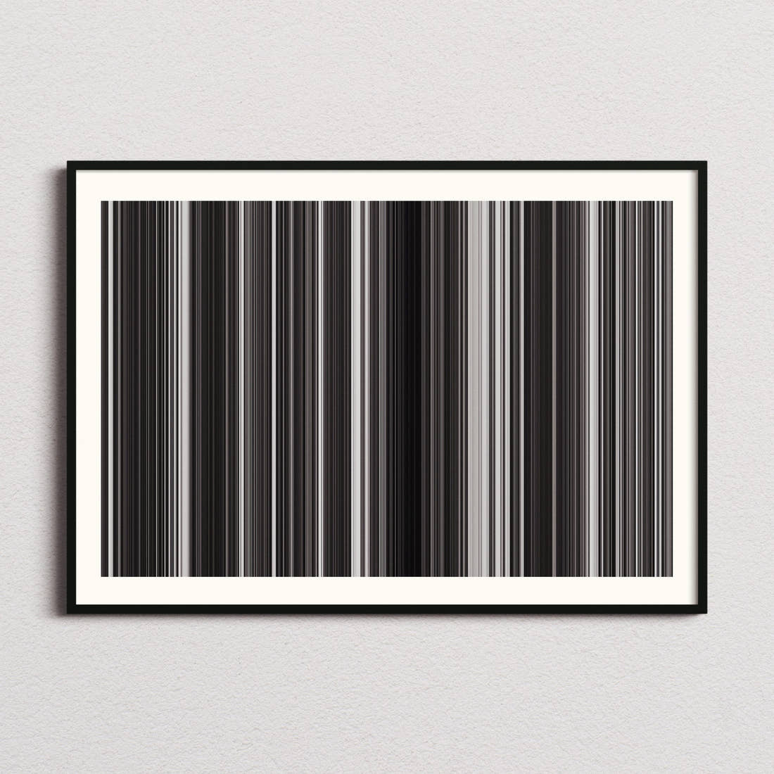 Horse Movie Barcode Poster - Barcode Only
