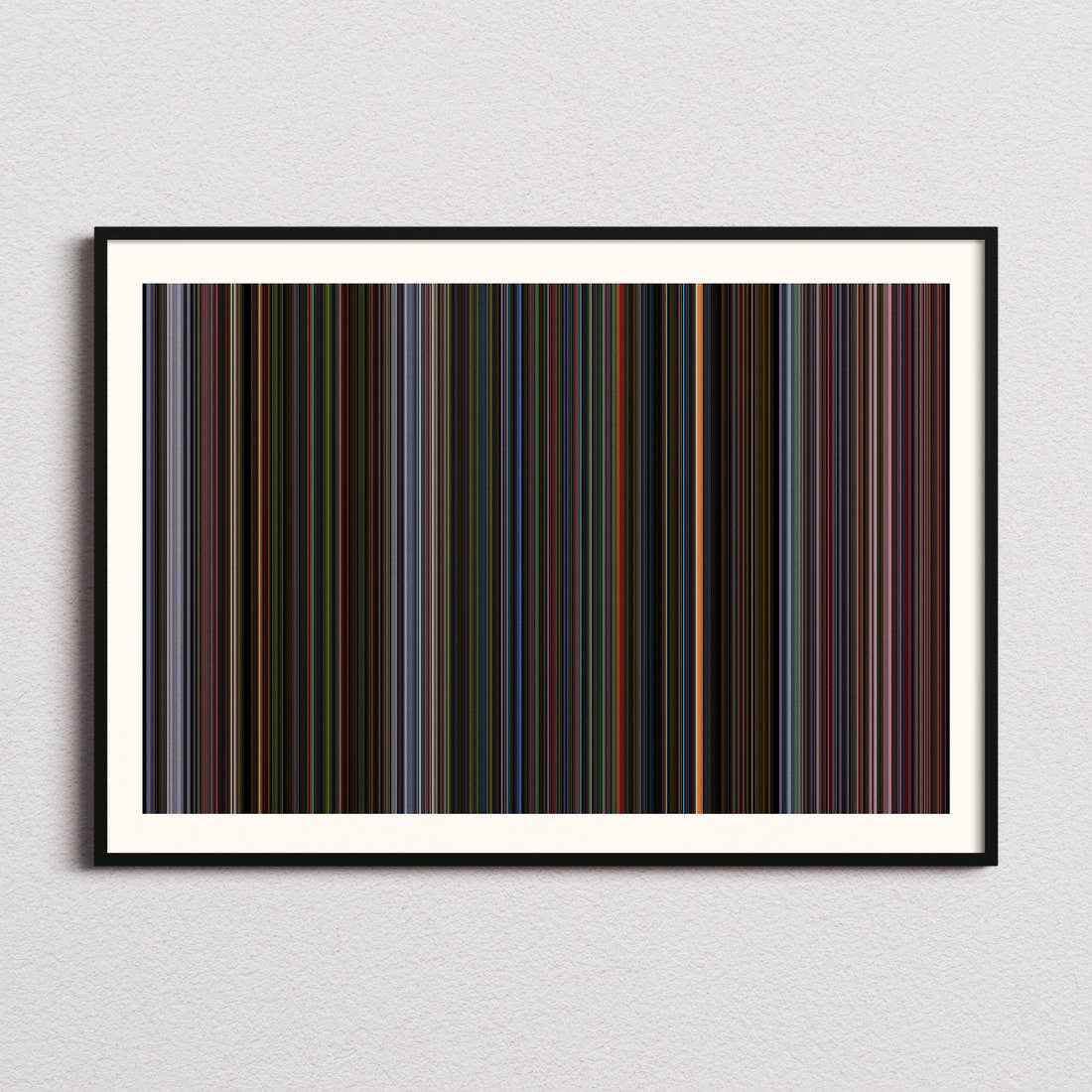 How the Grinch Stole Christmas Movie Barcode Poster - Barcode Only