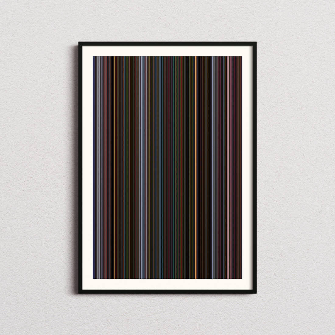 How the Grinch Stole Christmas Movie Barcode Poster - Barcode Only