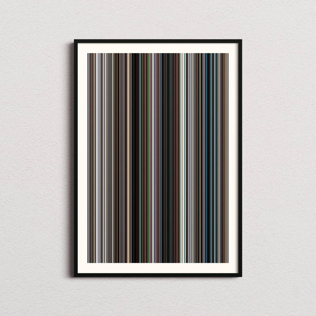 How to Train Your Dragon 2 Movie Barcode Poster - Barcode Only