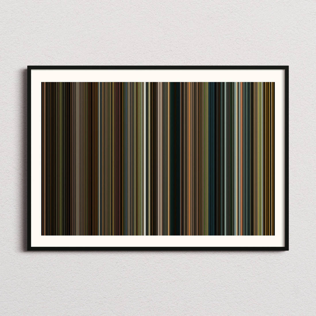 How to Train Your Dragon (2025) Movie Barcode Poster - Barcode Only