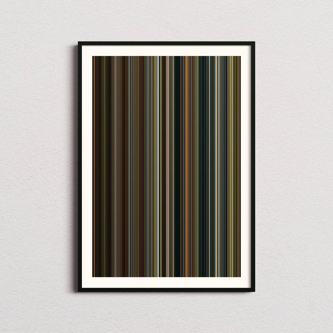 How to Train Your Dragon (2025) Movie Barcode Poster - Barcode Only