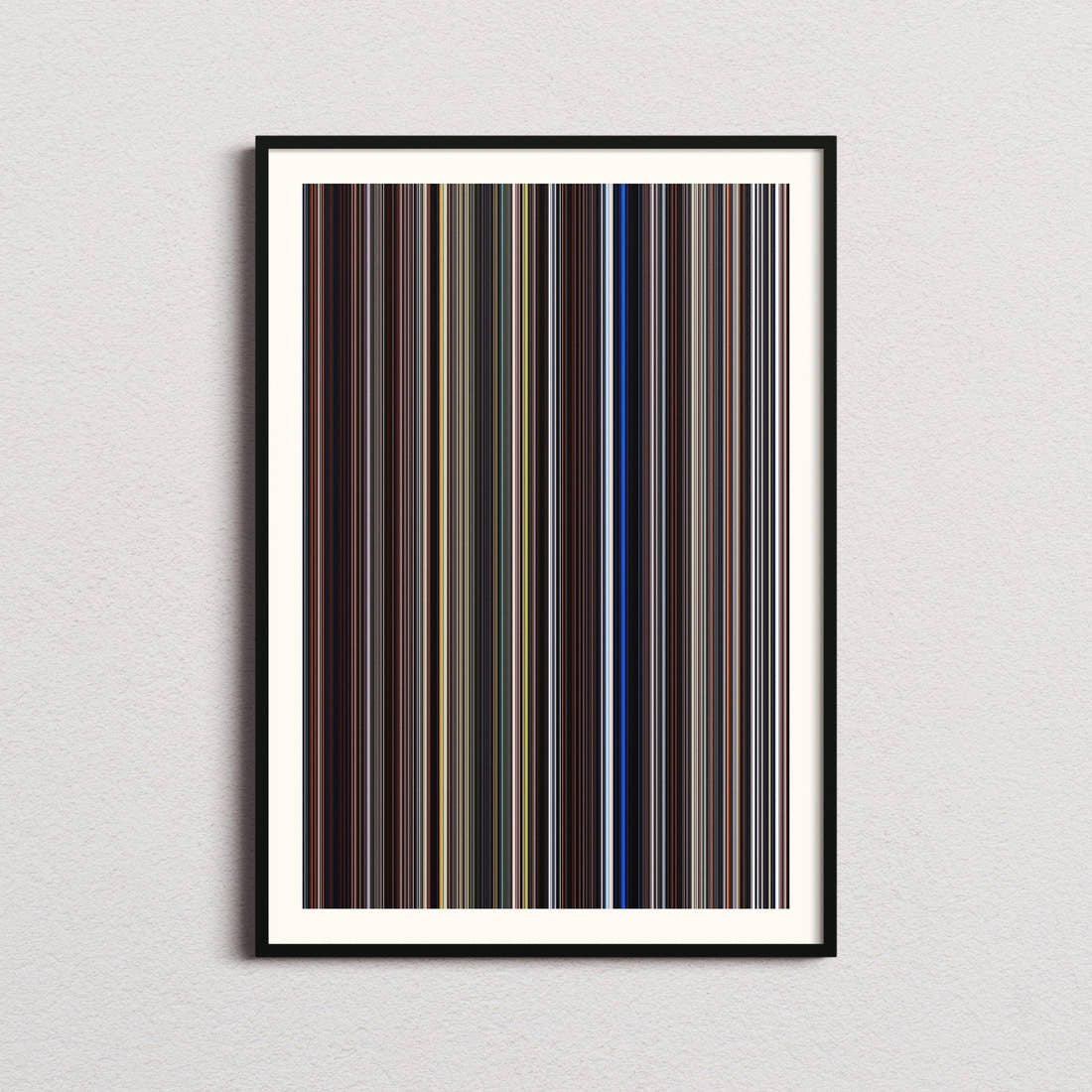 How to Train Your Dragon Movie Barcode Poster - Barcode Only