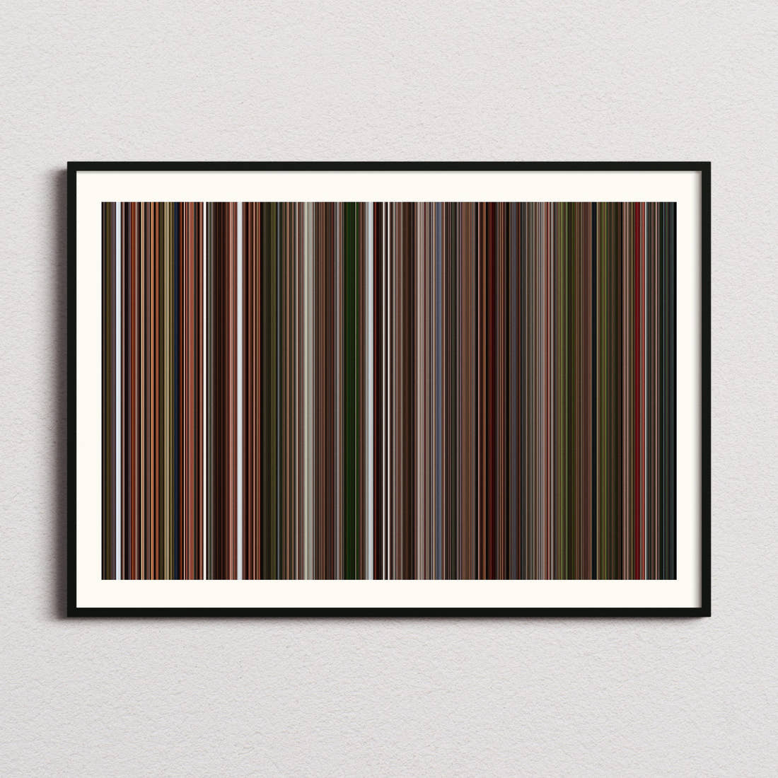 Human Nature Movie Barcode Poster - Barcode Only