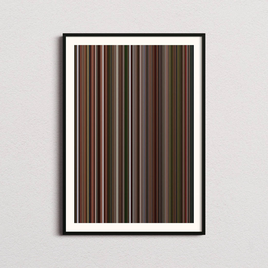 Human Nature Movie Barcode Poster - Barcode Only