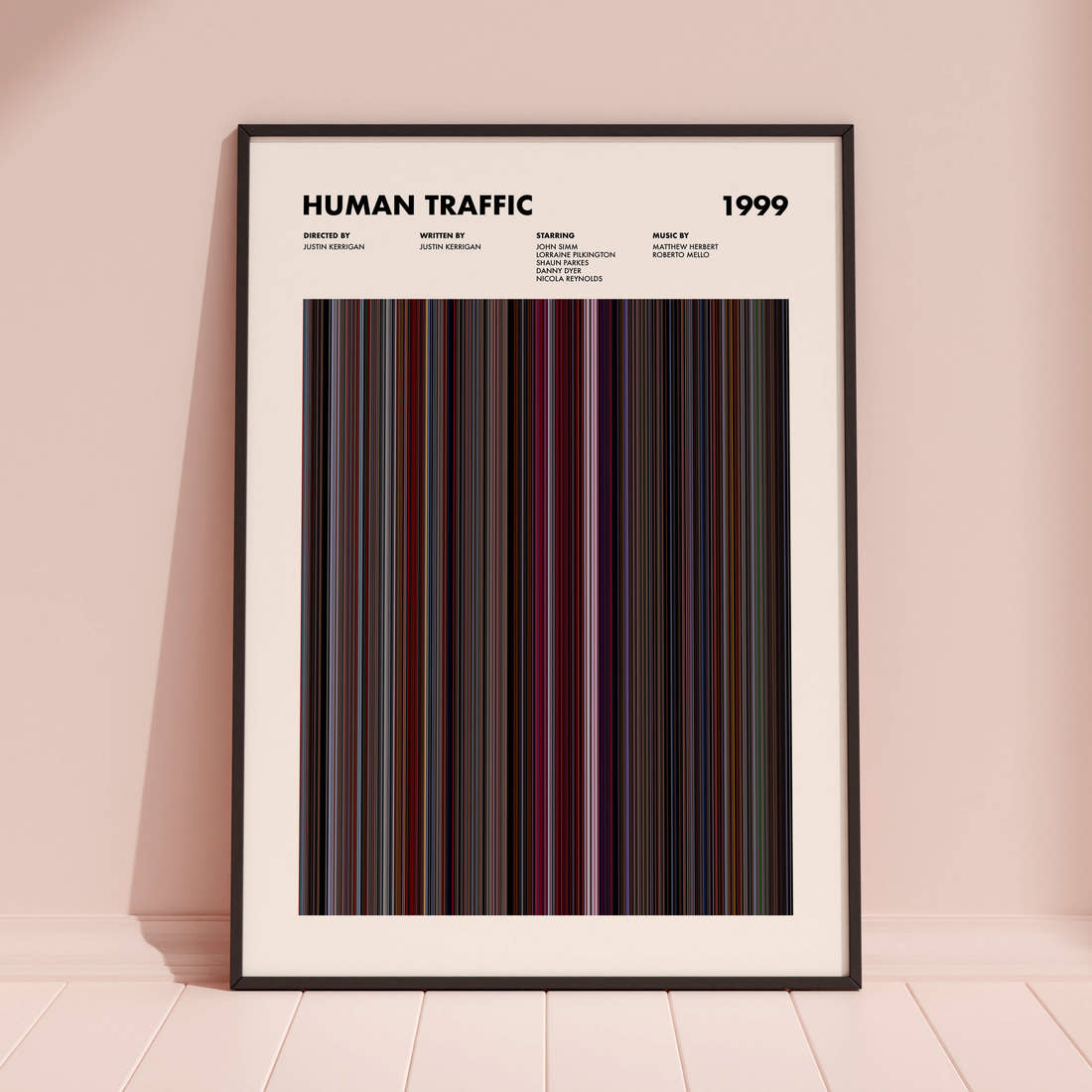 Human Traffic Movie Barcode Poster