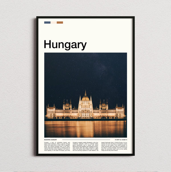 Hungary - Parliament Building - Travel Print